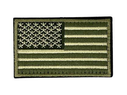Tactical USA Flag Patch with Velcro Backing Red White and blue