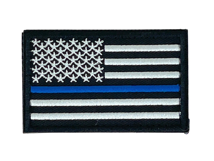 Tactical USA Flag Patch with Velcro Backing Red White and blue
