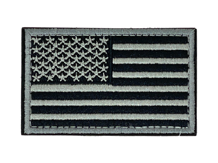 Tactical USA Flag Patch with Velcro Backing Red White and blue