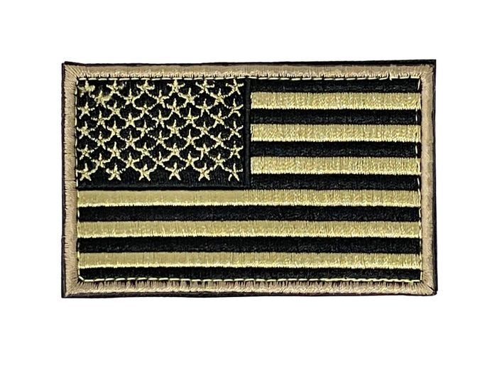 Tactical USA Flag Patch with Velcro Backing Red White and blue