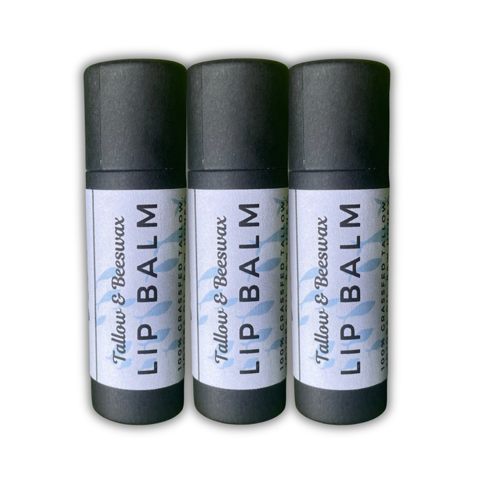 Tallow & Beeswax Lip Balm — Natural Lip Balm | No Petroleum | Clean Ingredients | Doo's Naturals