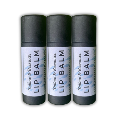Tallow & Beeswax Lip Balm — Natural Lip Balm | No Petroleum | Clean Ingredients | Doo's Naturals