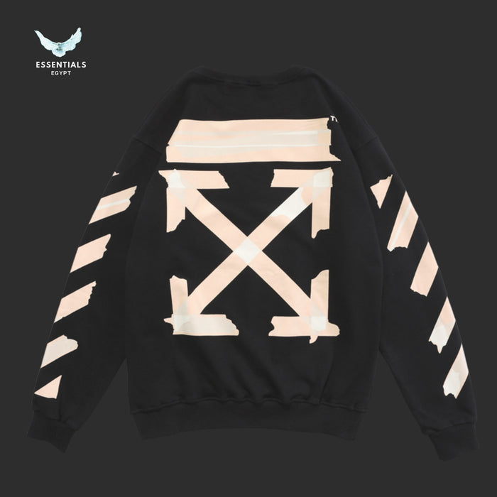 Off - White Tape Arrows Sweatshirt - ESSENTIALS EGYPT