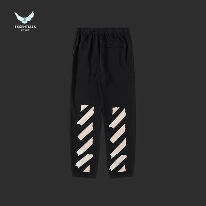 Off-White Tape Logo Diagonal Sweatpants