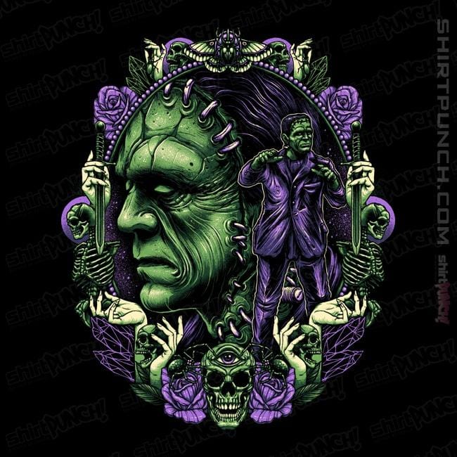 Daily_Deal_Shirts Magnets / 3"x3" / Black The Lonely Monster