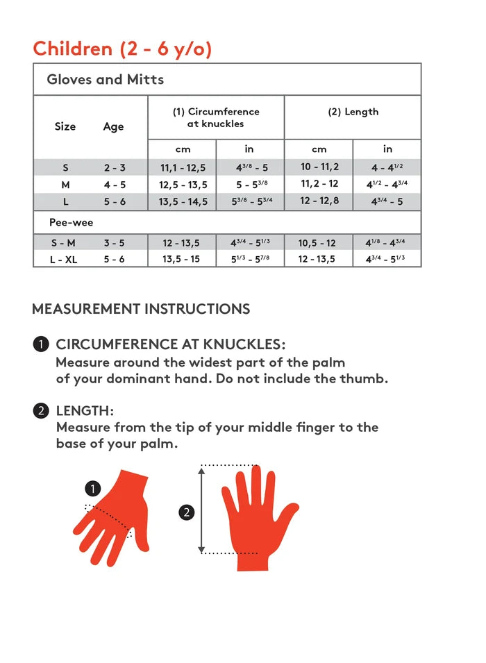 The Nano Pewee WATERGUARD® Mitts