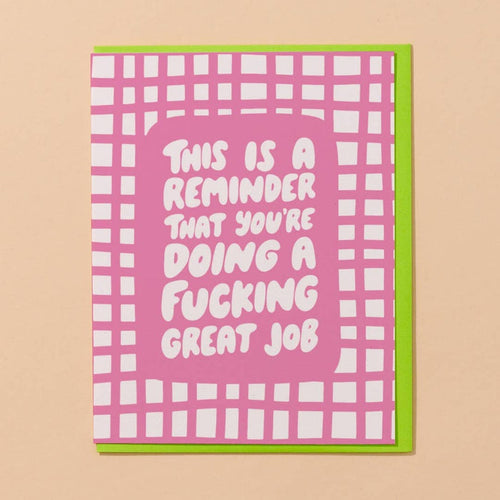 This Is A Reminder Card