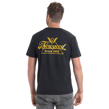 Thorogood Men's Vintage Classic Logo Short Sleeve T-Shirt T-Shirts Thorogood Black 2XL Reg