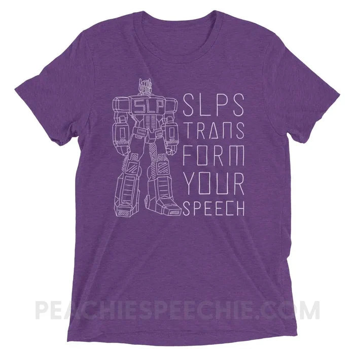 Purple Triblend / XS