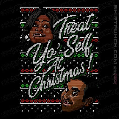 Shirts Magnets / 3"x3" / Black Treat Yoself