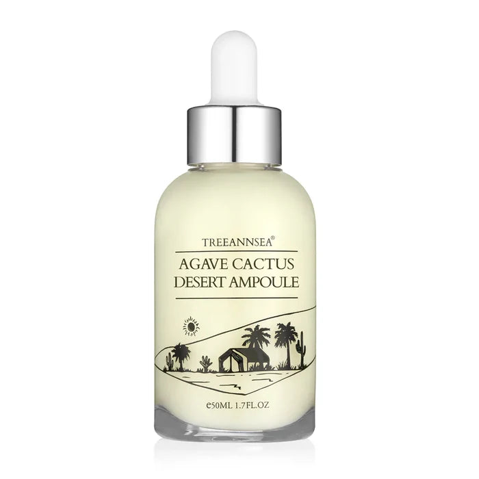 TREEANNSEA Agave Cactus Desert Ampoule – 50ml / 1.76 fl oz | Deep Hydration & Barrier Repair