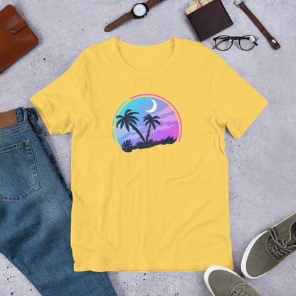 Tropical Night Unisex T-Shirt - Billyforce Shop