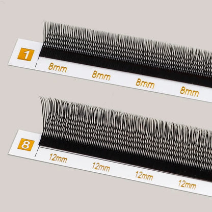 U Shape 2D Narrow YY Lashes| Swaniya Lashes