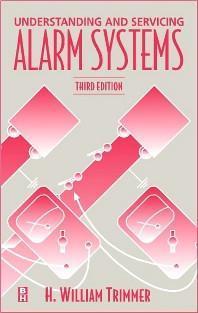 Light pink cover of third edition book titled Understanding and Servicing Alarm Systems by H. William Trimmer