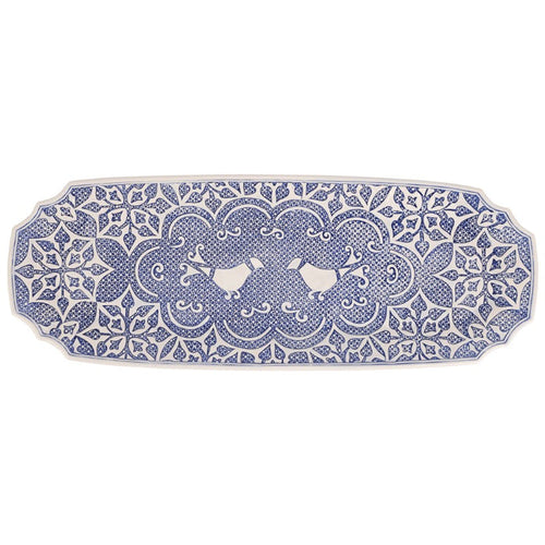 Vietri - Uccello Blu Long Oval Platter - Findlay Rowe Designs