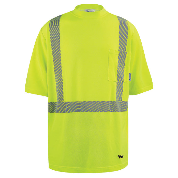 Viking Men's Bamboo Lined Safety T-Shirt Work Shirts Viking Green 2XL Reg