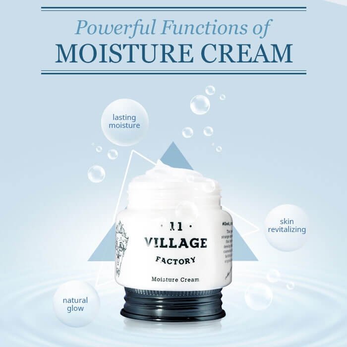 VILLAGE 11 FACTORY Moisture Cream كريم البشرة