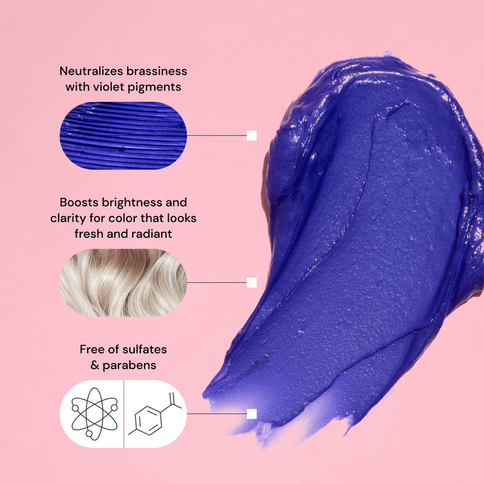 Benefits and product swatch