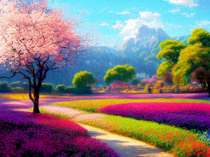 Vivid Spring Landscape