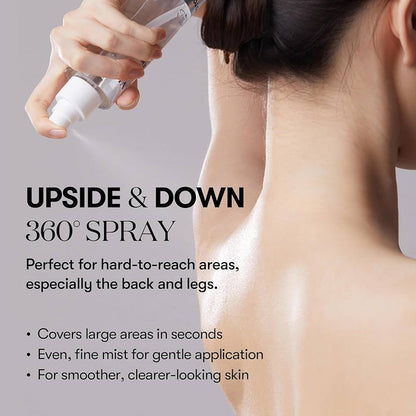 VT Cosmetics Glycolic Reedle Shot Head To Toe Mist 120ml بخاخ جليكوليك ريدل من في تي كوزماتيكس للوجه والجسم - Princess Cosmetics Qatar