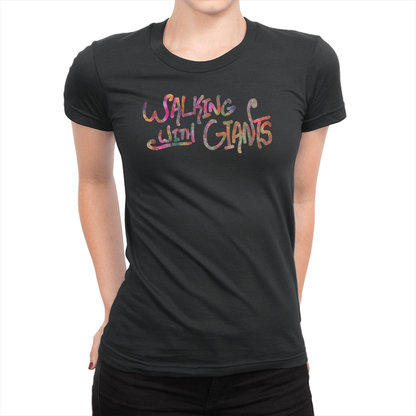 Walking With Giants - Ladies T-Shirt Black