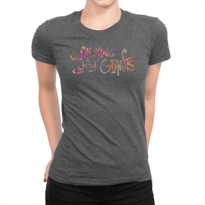 Walking With Giants - Ladies T-Shirt Dark Grey Heather