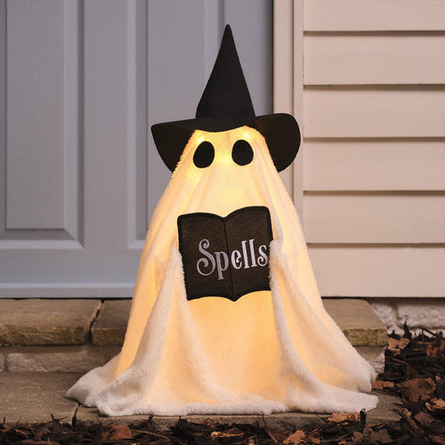 Wanda the Witch Ghost Outdoor LED Halloween Figure