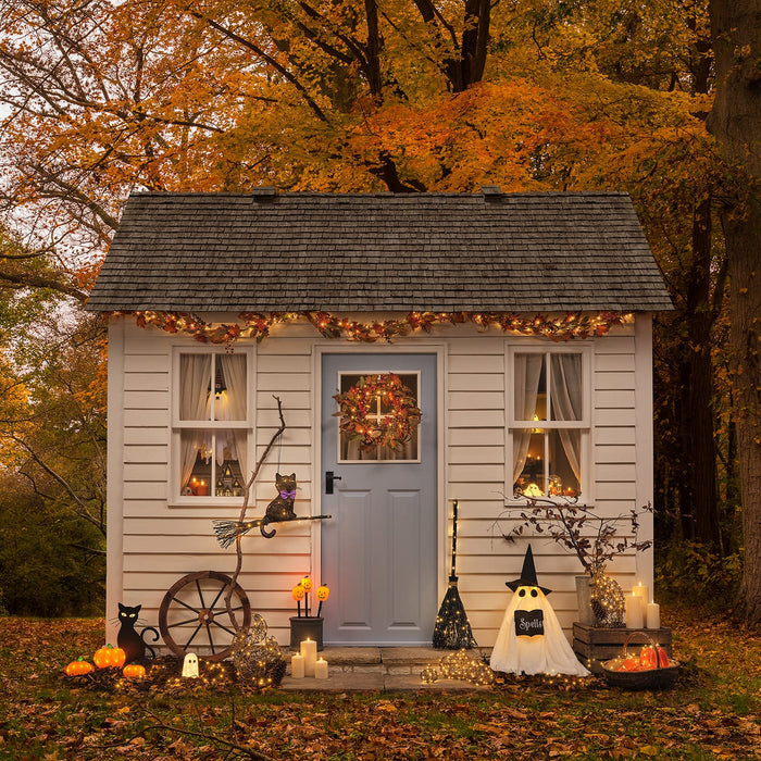 Wanda the Witch Ghost Outdoor LED Halloween Figure