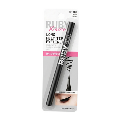 Waterproof Long Felt Tip Eyeliner [Black]