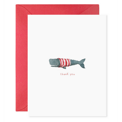 Whale Thanks Card