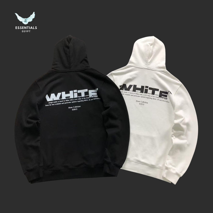 OFF - WHITE HOODIE - ESSENTIALS EGYPT