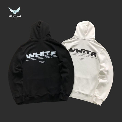 OFF - WHITE HOODIE - ESSENTIALS EGYPT