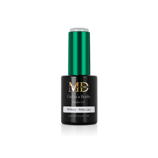 Bottle of MD Gel in a Bottle on a white background