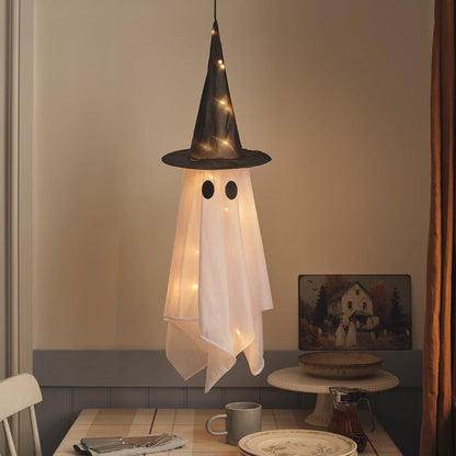 Winnie the Witch Ghost Hanging LED Halloween Decoration