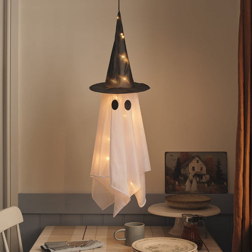 Winnie the Witch Ghost Hanging LED Halloween Decoration