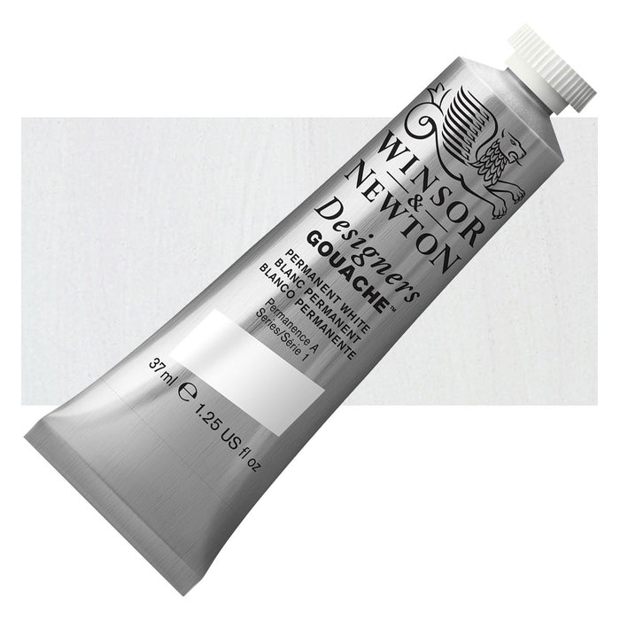 Winsor & Newton Designers Gouache (37 ml) - Permanent White - by Winsor & Newton - K. A. Artist Shop