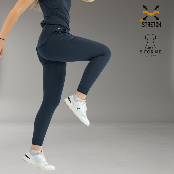 Women’s Jogger 905 Navy Blue, Super Stretch Scrubs