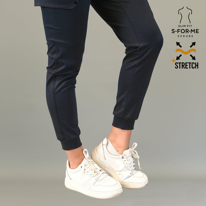 Women's Jogger Pants 910 Black, Super Stretch Scrubs