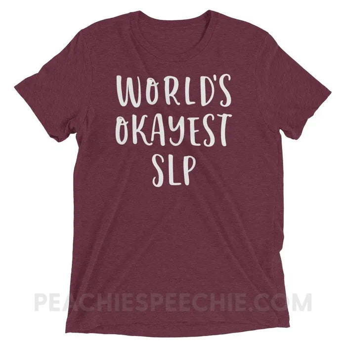 Maroon Triblend / XS