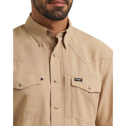 Wrangler Men's All Terrain Gear Men's Performance Shirt Work Shirts Wrangler