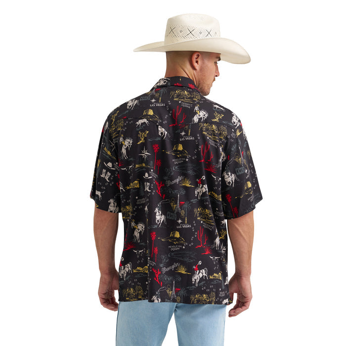 Wrangler Men's Coconut Cowboy Camp Shirt Work Shirts Wrangler
