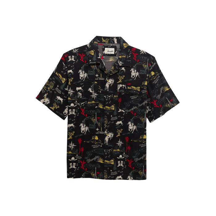 Wrangler Men's Coconut Cowboy Camp Shirt Work Shirts Wrangler