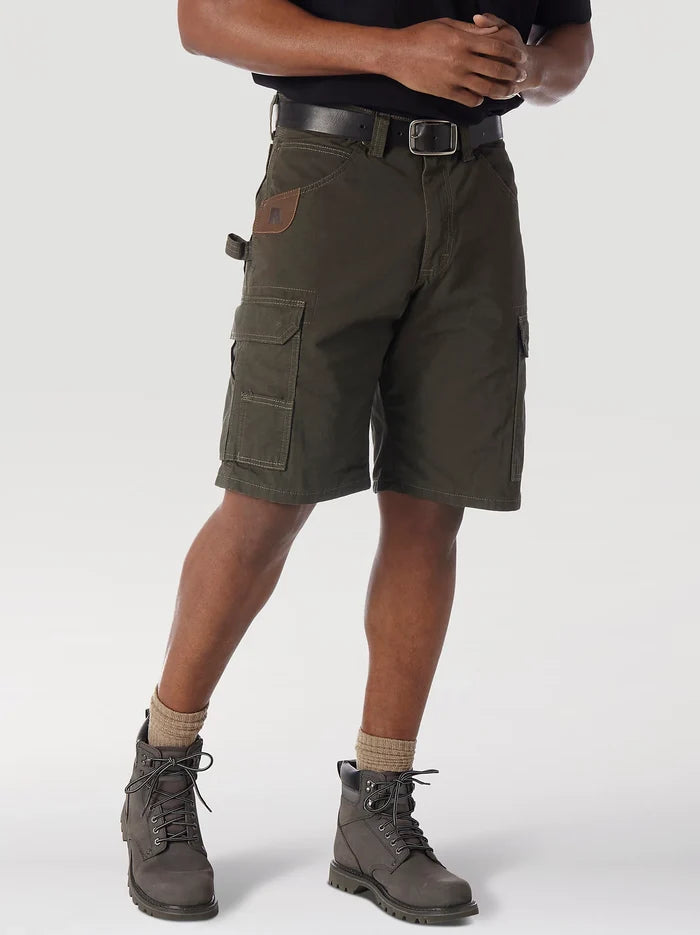 Wrangler® RIGGS Workwear® Men's Ripstop Ranger Cargo Short Shorts Wrangler RIGGS Loden 30