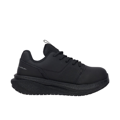 Xena Women's Astra Athletic Puncture Resistant Comp Toe Work Shoe Work Shoes Xena Black Silver 10 M
