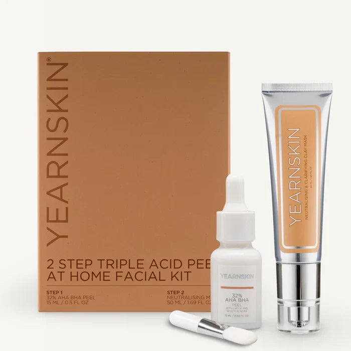 Yearn Skin - 2 Step Triple Acid Peel at Home Facial Kit