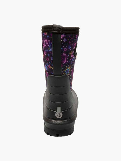 Youth Neo-Classic Neon Unicorn Boot