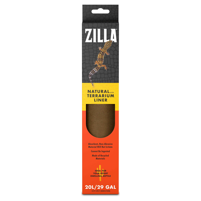 Zilla Terrarium Liner Brown