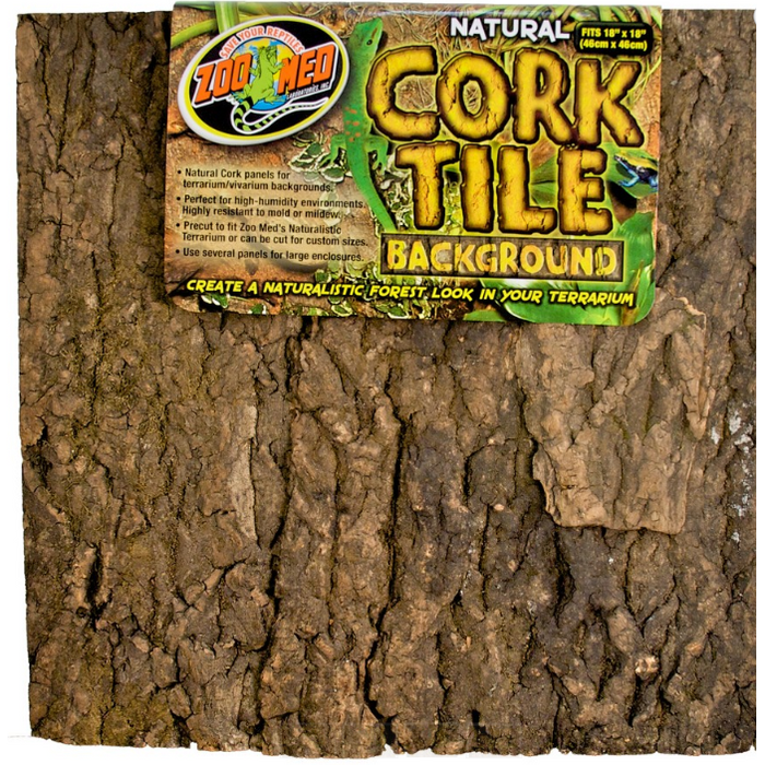 Zoo Med Cork Tile Background:Jungle Bob's Reptile World