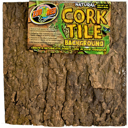 Zoo Med Cork Tile Background:Jungle Bob's Reptile World
