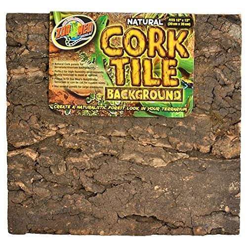 Zoo Med Cork Tile Background:Jungle Bob's Reptile World